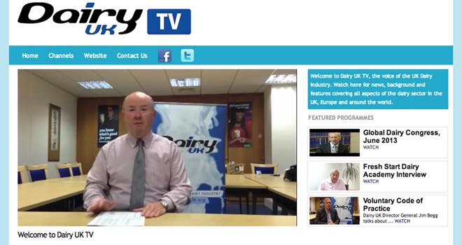 Dairy UK launches online TV channel