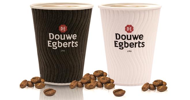 Douwe Egberts vendable double-wall cup
