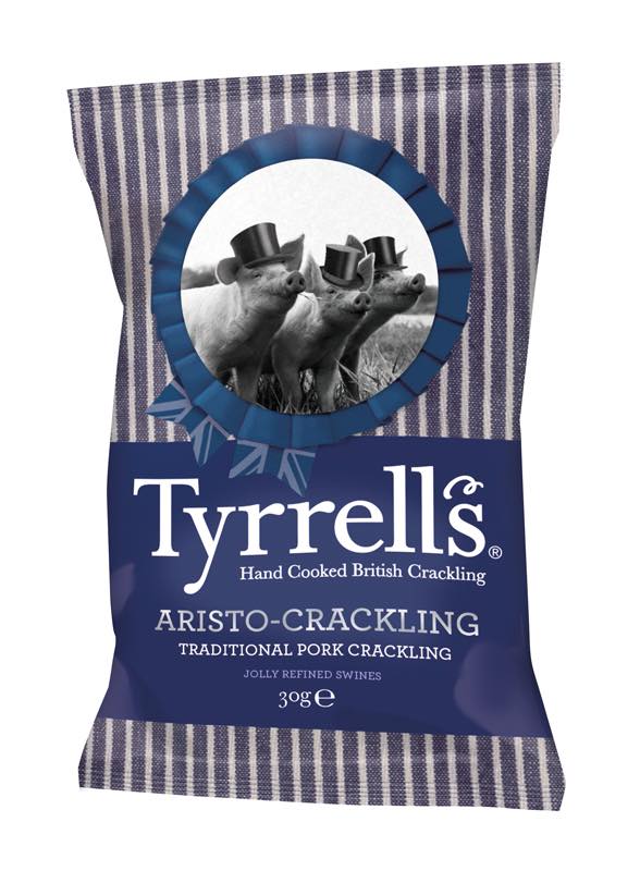 Aristo-Crackling hand-cooked pork crackling by Tyrrells