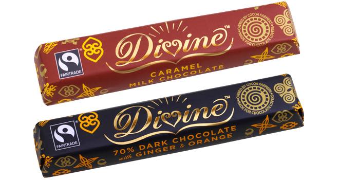 Divine Chocolate adds two new flavours to its countline range