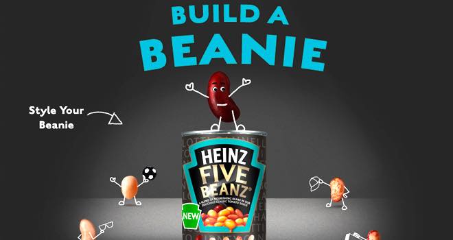 Heinz Facebook app encourages fans to 'Build a Beanie'