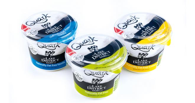 Chadwicks produces pre-cut lids for Lake District Dairy Co Quark