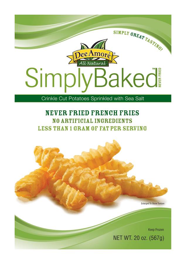 Dee Amoré Simply Baked 'Never Fried French Fries'