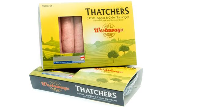 Westaways produces sausages made with Thatchers cider