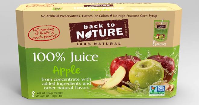 Back to Nature 100% Natural Juice