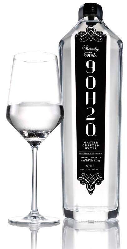 Beverly Hills 9OH2O sommelier-crafted water