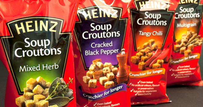 Heinz Soup Croutons, produced by Chaucer Foods