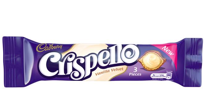 Cadbury Crispello Vanilla Velvet to launch in July