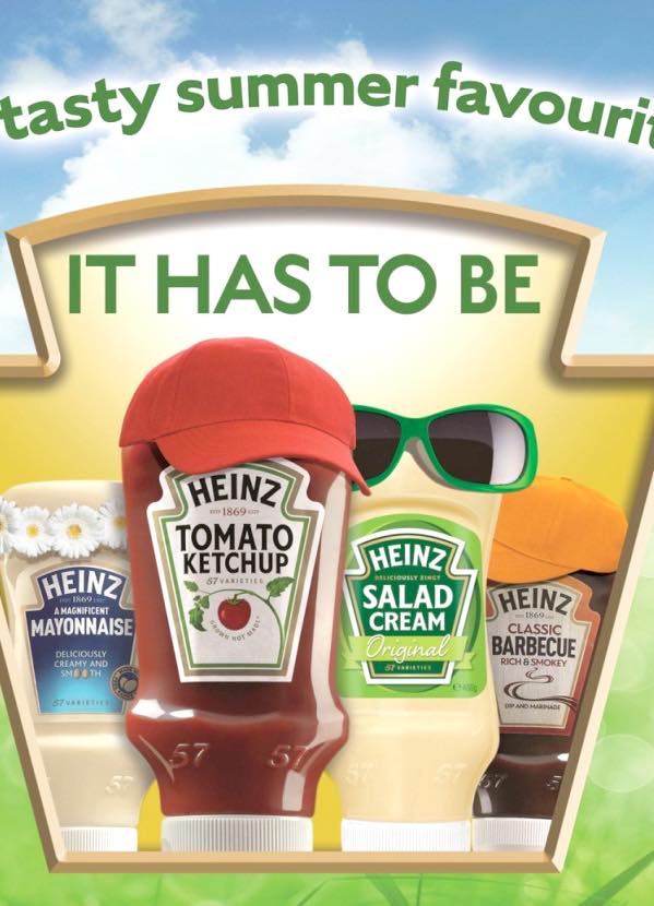 Heinz encourages sauce sales for barbecue season in the UK