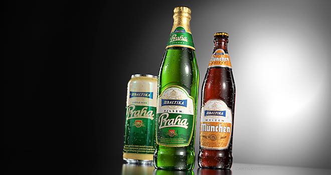 Baltika Praha and Baltika München beers