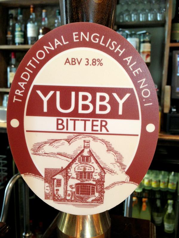 The Ebrington Arms brews its own beer, Yubby Bitter