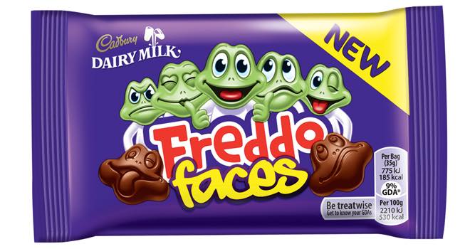 Dairy Milk Freddo Faces from Cadbury