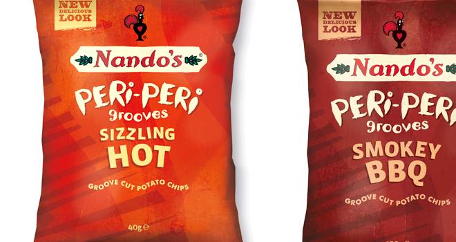 Nando's Peri-Peri Grooves Potato Chips