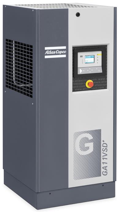 Atlas Copco launches GA 7-15 kW VSD+ compressor range