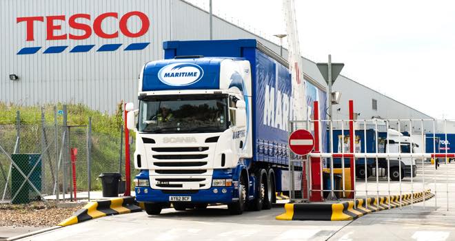 Maritime Transport awarded Tesco haulier of the year