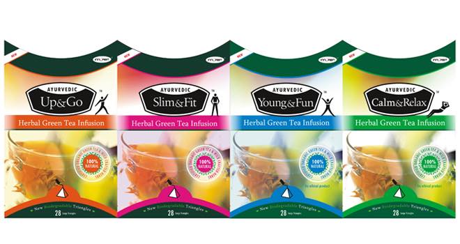 Herbal Green Tea Infusions by InnOrbit