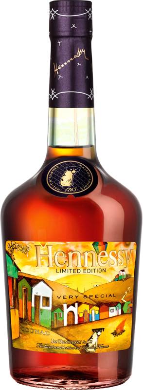 Hennessy VS Limited Edition bottle by Os Gemeos