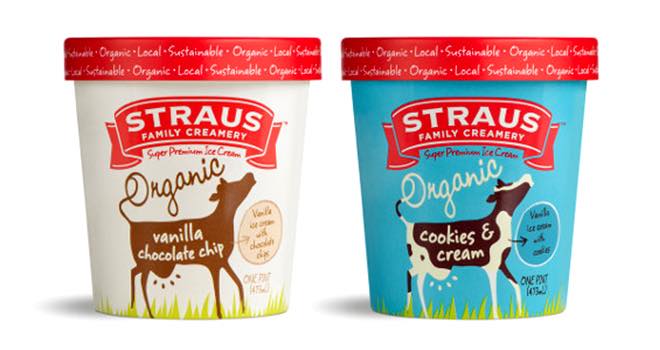 Straus adds organic flavours to ice cream range