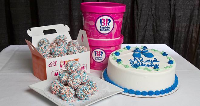 Dunkin’ Brands and Baskin-Robbins Royal baby range