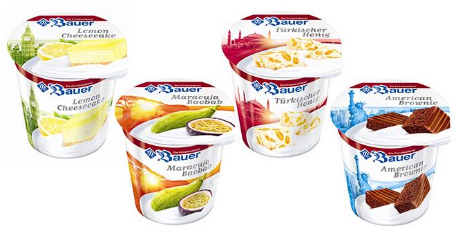 Bauer limited edition world traveller yogurts