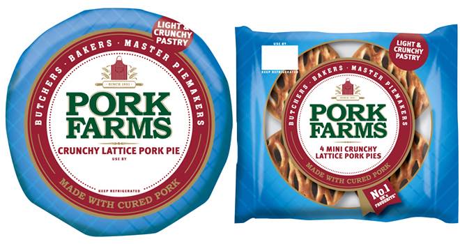 Crunchy Lattice Pork Pie from Pork Farms