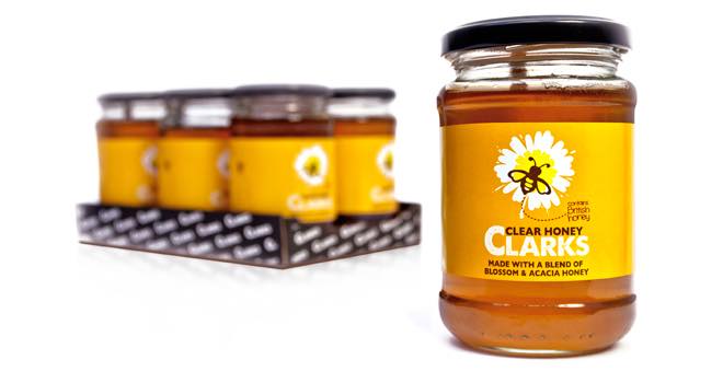 Leahy Brand Design creates identity for Clarks Clear Honey