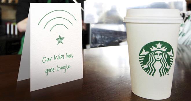 Starbucks teams up with Google for next-gen WiFi experience
