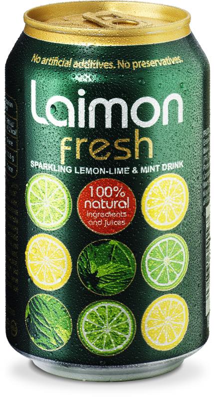 Laimon Fresh Sparkling Lemon-Lime & Mint Drink