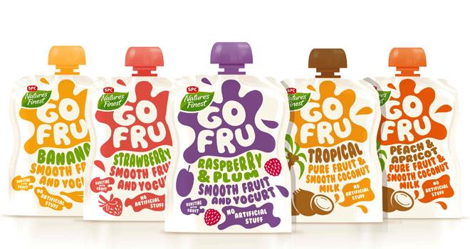 Pure develops brand name and packaging for Go Fru