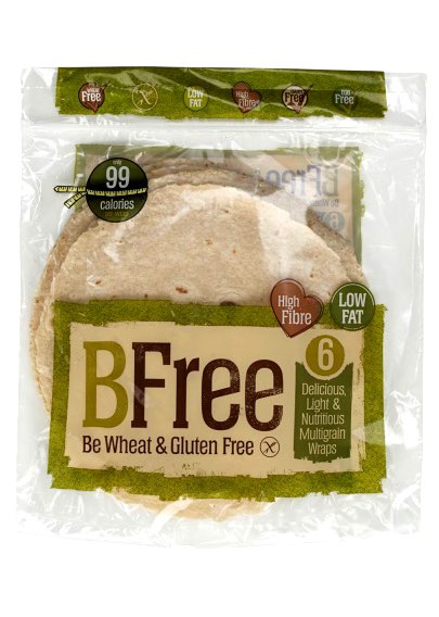 BFree Multigrain Wraps now available in the UK