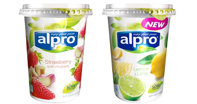 Alpro adds news fruit flavours to big pot range