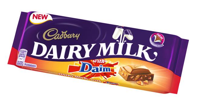 Cadbury Dairy Milk with Daim