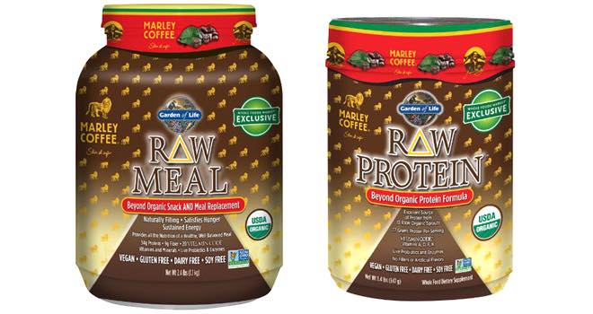Garden of Life and Marley Coffee launch Raw Protein and Raw Meal flavours