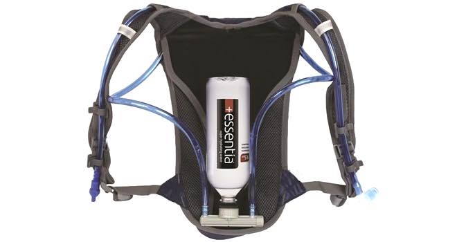 Essentia Water is official bottled water for Jetflow hydration packs
