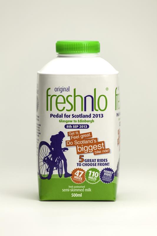 Freshnlo 'Pedal for Scotland' packs are first to carry new company logo