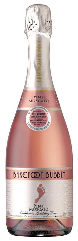 Barefoot Bubbly Pink Moscato sparkling wine