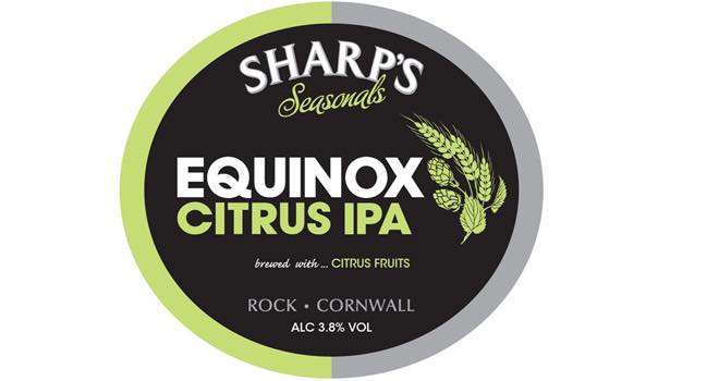 Equinox Citrus IPA from Sharp's Brewery