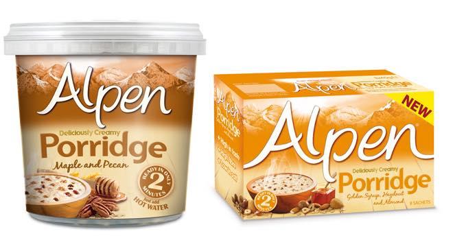 Alpen adds new options to 2013 convenience porridge range