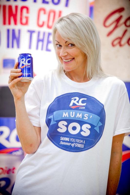 Terri Dwyer helps stressed mums in RC Cola SOS campaign