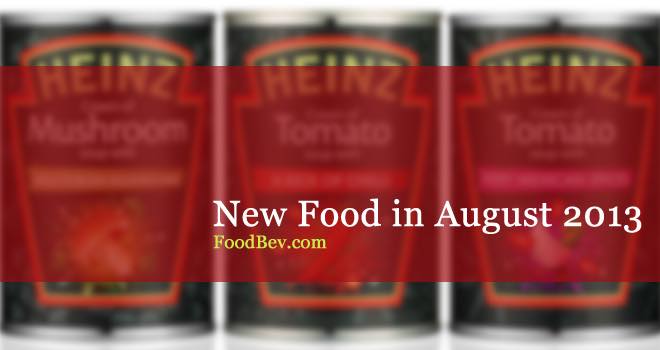 A gallery of new food products for August 2013