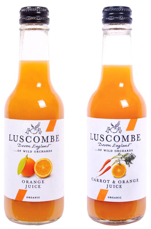 Luscombe adds orange juice and carrot & orange to juice range