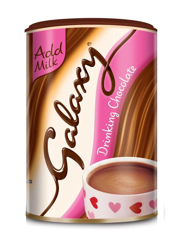 Galaxy hot chocolate range is updated by Mars