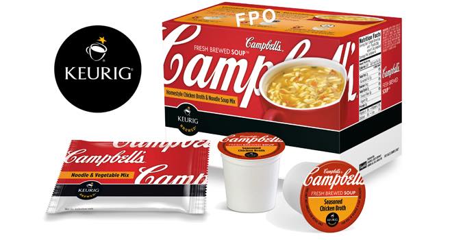 Campbell’s to bring soup to Keurig Brewers