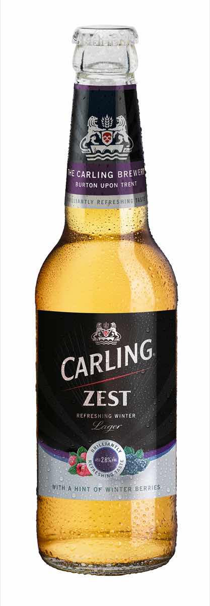 Molson Coors adds Carling Zest with a hint of winter berries