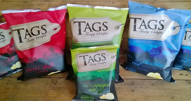 TAGS launches 40g crisp bags