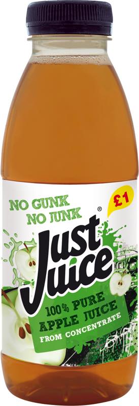 'No gunk, no junk' –  Just Juice refreshes