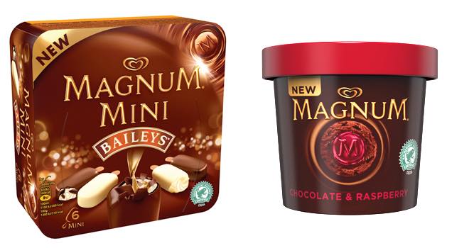 Unilever adds new Magnum products to snacking market