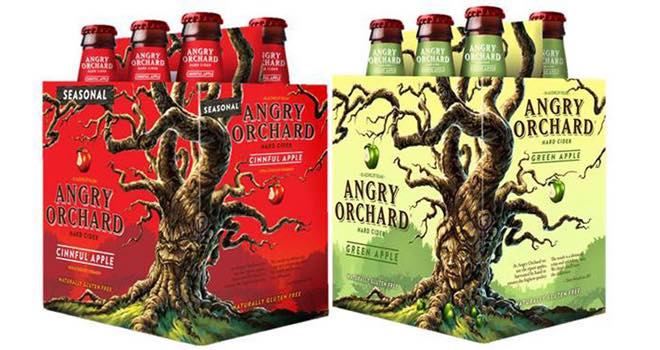 Cinnful Apple and Green Apple ciders from Angry Orchard