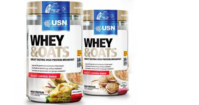 Ultimate Sports Nutrition's Whey & Oats protein porridge