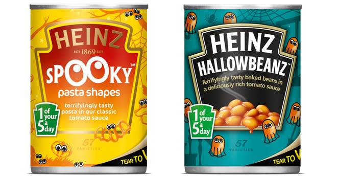 Hallowbeanz and Spooky Pasta Shapes from Heinz